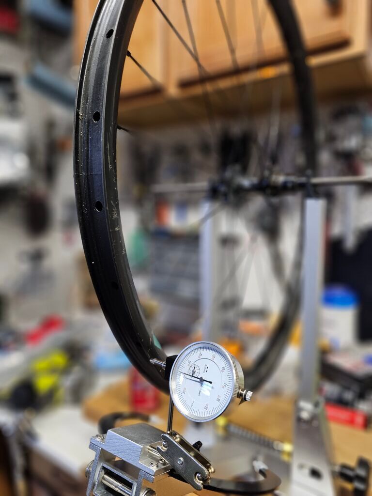 Family bikes in shop